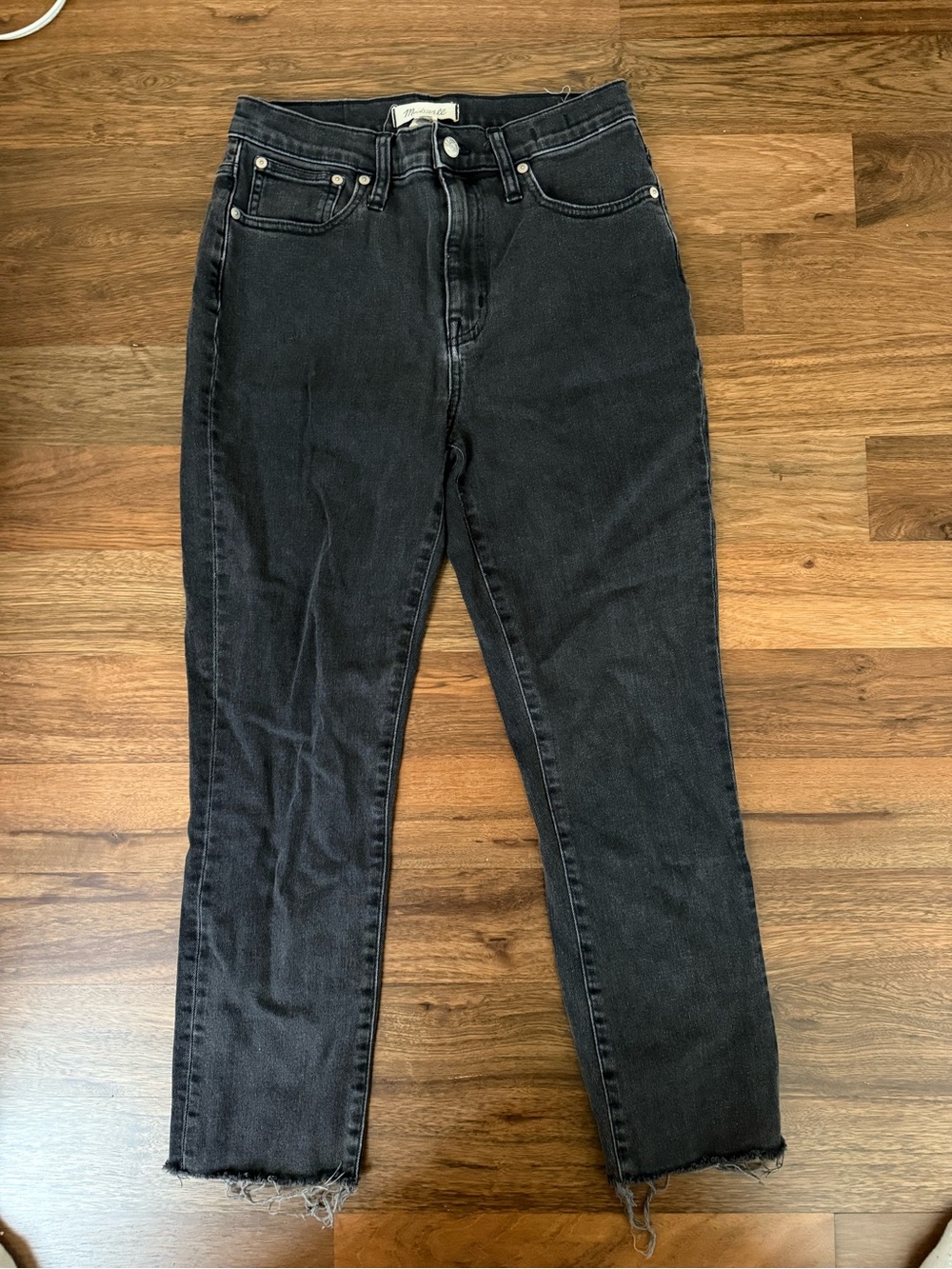 Madewell High-Rise Slim Crop Boyjean